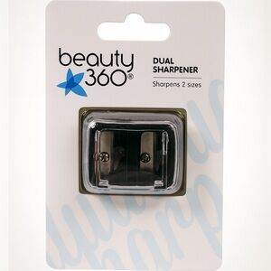 Beauty 360 Dual Cosmetic Pencil Sharpener – New in Package